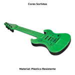 Guitarra De Brinquedo Musical Infantil Guitarrinha 4 Cordas Plástico Para Criança Sortida