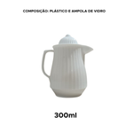 Garrafa Térmica 300ml Para Bebidas Quentes Café Leite Chocolate Chá Para Viagem Acampamento De Plástico
