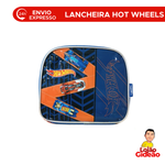 Lancheira Escolar Hot Wheels Azul Térmica Oficial