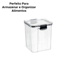 Pote Hermetico Organizador Slim Em Acrilico 1000ml