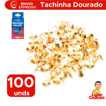 CAIXA PERCEVEJO DOURADO COM 100 UND