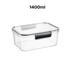 Pote Hermetico Organizador Clear Em Acrilico 1400ml