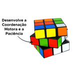 Cubo Mágico De Plástico Pequeno Simples Colorido Brinquedo Infantil lembrancinha