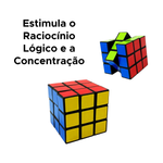 Cubo Mágico De Plástico Pequeno Simples Colorido Brinquedo Infantil lembrancinha