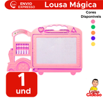 Lousa Mágica Em Formato De Trem + Caneta Para Escreve E Desenha Tela Colorida