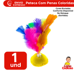 Peteca Com Penas Coloridas Para Festa Junina Arraia Festa Caipira Brincadeiras