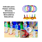 Kit Com 10 Argolas Para Festa Junina Caipira Jogo Das Argolas Sortidas
