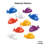 Kit 10 Unidades Peixe Peixinho Plástico Para Pescaria Festa Junina Sortidos