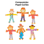Kit Com 6 Espantalhos Para Festa Junina Julina Caipira Decoração