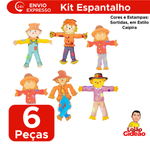 Kit Com 6 Espantalhos Para Festa Junina Julina Caipira Decoração