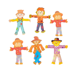 Kit Com 6 Espantalhos Para Festa Junina Julina Caipira Decoração
