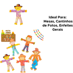 Kit Com 6 Espantalhos Para Festa Junina Julina Caipira Decoração