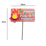 Kit 10 Placa Plaquinha Decorativa Festa Junina Julina Selfies
