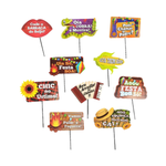 Kit 10 Placa Plaquinha Decorativa Festa Junina Julina Selfies