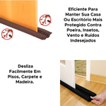 Veda Porta Rolo Protetor De Porta Anti-Poeira E Insetos 80cm ou 90cm 100% Poliéster