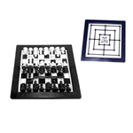Jogo De Mini Xadrez + Trilha Estratégico Tutati 2 Em 1 Jogo De Tabuleiro