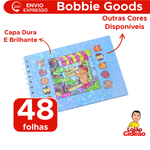 Livro De Colorir Bob Goodies Infantil Capa Dura Brilhante Holográfico 48 Folhas Diferentes