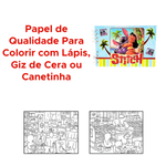 Livro De Colorir Bob Goodies Infantil Capa Dura Brilhante Holográfico 48 Folhas Diferentes