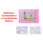 Livro De Colorir Bob Goodies Infantil Capa Dura Brilhante Holográfico 48 Folhas Diferentes