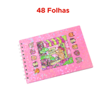 Livro De Colorir Bob Goodies Infantil Capa Dura Brilhante Holográfico 48 Folhas Diferentes