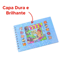Livro De Colorir Bob Goodies Infantil Capa Dura Brilhante Holográfico 48 Folhas Diferentes