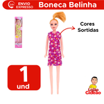 Boneca Belinha Glam Girls Para Criança Meninas Brinquedo Para Lembrancinha Festas Sortida