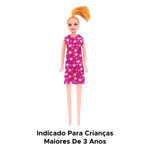 Boneca Belinha Glam Girls Para Criança Meninas Brinquedo Para Lembrancinha Festas Sortida