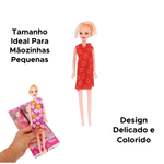 Boneca Belinha Glam Girls Para Criança Meninas Brinquedo Para Lembrancinha Festas Sortida