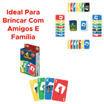 Jogo De Cartas Baralho 4 Cores 110 Cartas Para Meninos E Meninas Educativo Recreação