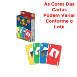Jogo De Cartas Baralho 4 Cores 110 Cartas Para Meninos E Meninas Educativo Recreação