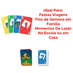 Jogo De Cartas Baralho 4 Cores 110 Cartas Para Meninos E Meninas Educativo Recreação