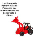 Trator Carregadeira Carrinho Agroworks Brinquedo Infantil Criança