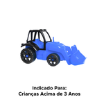 Trator Carregadeira Carrinho Agroworks Brinquedo Infantil Criança
