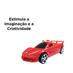 Carro Fricção De Policia Carrinho De Plástico Brinquedo Para Criança Infantil Lembrancinha Para Menino