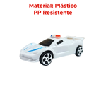 Carro Fricção De Policia Carrinho De Plástico Brinquedo Para Criança Infantil Lembrancinha Para Menino