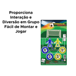 Jogo De Botão Disputa De Pênaltis Com 9 Peças Para Crianças Brincadeira Diversão Sortido