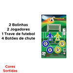 Jogo De Botão Disputa De Pênaltis Com 9 Peças Para Crianças Brincadeira Diversão Sortido
