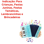 Acordeão Com Som Sanfona De Brinquedo Para Crianças Festas Junina Caipira Lembrancinhas sortidos