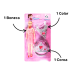 Kit Boneca Fashion E Acessórios Brinquedo Infantil Para Meninas Sortido