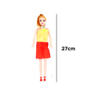 Kit Boneca Fashion E Acessórios Brinquedo Infantil Para Meninas Sortido