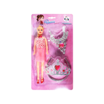 Kit Boneca Fashion E Acessórios Brinquedo Infantil Para Meninas Sortido