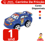 Carro Fricção Sorriso Divertido Carrinho De Plástico Para Criança Infantil