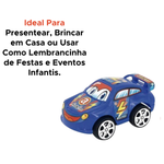 Carro Fricção Sorriso Divertido Carrinho De Plástico Para Criança Infantil