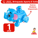 Brinquedo Aperta E Solta Para Criança Animal Divertido De Plástico