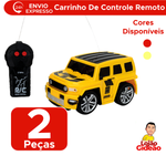 Carro De Controle Remoto Carrinho Brinquedo Para Criança Presente