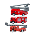 Kit Caminhão De Bombeiro De Brinquedo Kit Com 6 Peças Brigada Em Ação Infantil Para Meninos