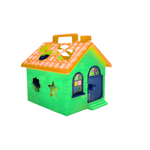 Kit Com 13 Peças Casinha Didática Com Blocos Brinquedo Infantil