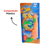 Kit Com 8 Peças Brinquedo Lança Dardos E Bolinhas Peças Para Crianças Meninos E Meninas