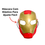 Máscara Super Herói Plástico Infantil Festa Máscara Festa Cosplay Fantasia de Carnaval Super Herói
