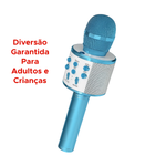 Microfone Karaokê Bluetooth Efeito De Voz Recarregável Single Voice